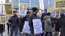 Free African-American Marzieh Hashemi Journalist at US Embassy, London
