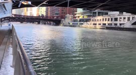 Smoke on the Chicago River