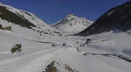 VISTA PANORAMICA AEREA VALL INCLES ANDORRA