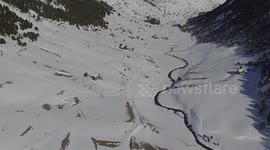 VISTA AEREA PANORAMICA VALL INCLES ANDORRA