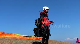 paragliding with national geographic adventure award holder
