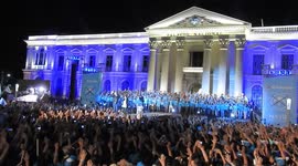 Election campaign closing for Salvadoran presidential candidate Nayib Bukele