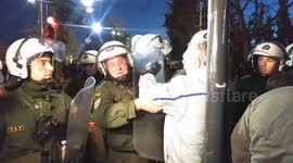Protesters of Macedonia name deal target Greek president