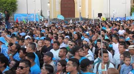 Election campaign closing for Salvadoran presidential candidate Nayib Bukele