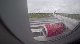 Impressive vortices during take off