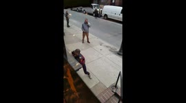 Road rage incident escalates into street brawl