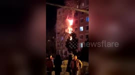 Residential building explodes due to gas leak, killing eight