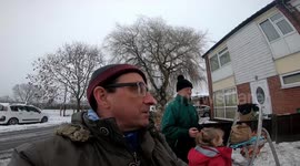 January UK Snow and look at this snowman.