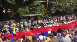 Venezuelans take to the streets in protest 30 Januay