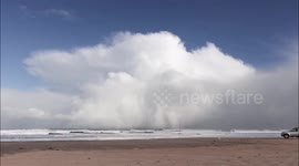 Time-Lapse of Beautiful Snow Cell