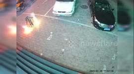 Fire in the hole! Sidewalk explodes after kid tosses lit fireworks down well