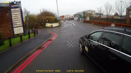 Blackburn Taxi careless driving nearly costs them dearly