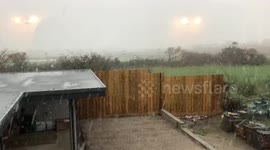 Snow in Indian Queens, Cornwall