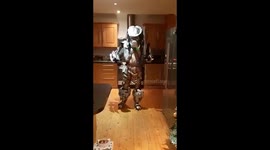 Predator costume built single handed