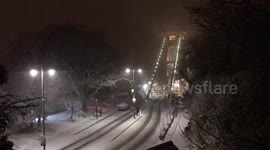 Clifton Suspension Bridge in the Snow