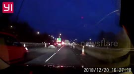 Roadcam Dashcam near miss driver crash