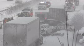 Polar vortex causes massive pileup after extreme cold neutralises road salt