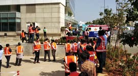 Fire & Safety Drill at Sony ETV,  Doddabishnahalli,  Bangalore