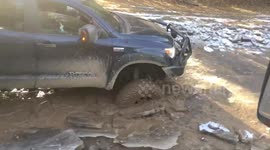 Back country trail blazing in the Rocky Mountains