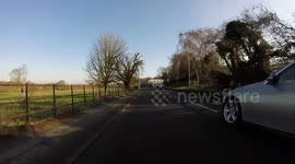 Close pass on cyclist by BT Openreach Van