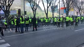 Manifestation gilets jaunes à Marseille