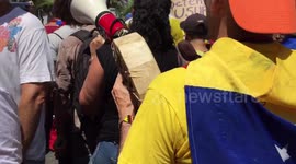 Citizens filled the streets of Caracas in support to Juan Guaidó