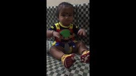 Boy gets angry when i snatch his Donald Duck