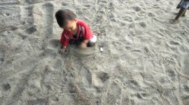 this when the 1 years babies gone to the beach