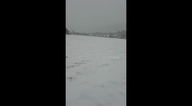 Heavy snow fall