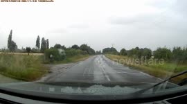 Van crashes into motor cyclist