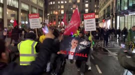 UBER and other Private Hire Drivers Protest over 24 hour Congestion Charge.