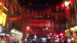 Colourful scenes in London's Chinatown as year of the pig approaches