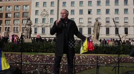 Various speakers protest Venezuela crisis in Barcelona