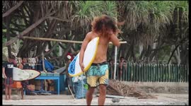 fill school holidays playing surfing