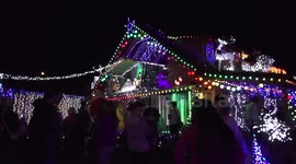 House covered in Christmas lights becomes local attraction in Chile