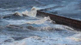 'Weather Bomb' hits Whitehaven coast, West Cumbria 2