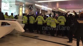 Chaos as 76 arrested at London Westfield