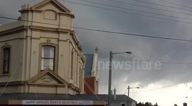 Hobart Thunder Storm - Torrential Rain - Front 2 - 16th Dec 2014