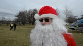 Surfing Santa