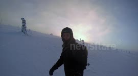 Snow fun at Christmas in Scandinavia