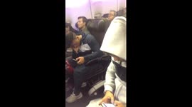 On board flight VS43 during emergency landing