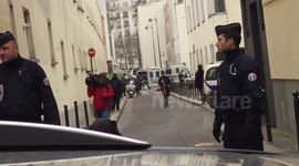 Scene of Paris attack on Charlie Hebdo