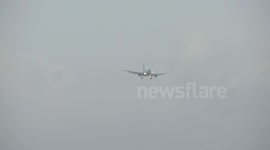 Jet2 aborts landing in windy conditions at Leeds Bradford airport