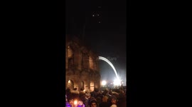 New Year's Eve, L'Arena, Verona, Italy.