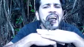 Man puts four tarantulas in his mouth