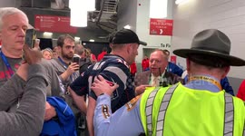 Football Fan poses as security to sneak into Super Bowl locker room