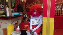 Creepy Chinese New Year face mask