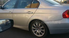 BMW 330d Burnout
