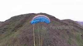 Paragliding and hang gliding windy Silecroft in the Lake District got dragged.