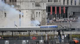 62-gun salute at Tower of London for Accession Day